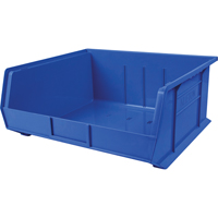 塑料垃圾桶,16-1/2 H x 18“W x 11 D,蓝色CB117 | TENAQUIP