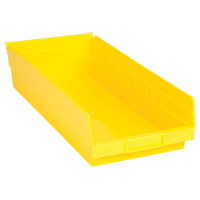 书架箱,8-3/8 H x 17-7/8“W x 4 D,黄色,40磅。能力CC401 | TENAQUIP