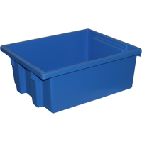 Stack-N-Nest <一口>®< /一口>存储箱,6“x 15.25”x 12.25”,蓝色CC890 | TENAQUIP