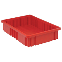 分配器框<一口>®< /一口>容器、塑料、16.5 D x 3.5“W x 10.9 H,红色CC936 | TENAQUIP