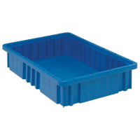 分配器框<一口>®< /一口>容器、塑料、16.5 D x 3.5“W x 10.9 H,蓝色CC948 | TENAQUIP