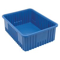 分配器框<一口>®< /一口>容器、塑料、22.5 D×8“W x 17.5 H,蓝色CC953 | TENAQUIP