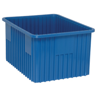 分配器框<一口>®< /一口>容器、塑料、22.5 D x 12“W x 17.5 H,蓝色CC954 | TENAQUIP