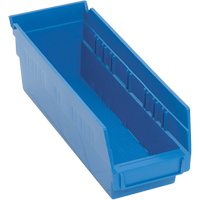 书架箱,4-1/8 H x 11-5/8“W x 4 D,蓝色,30磅。能力CC998 | TENAQUIP