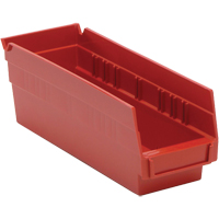 书架箱,4-1/8 H x 11-5/8“W x 4 D,红色,30磅。能力CD001 | TENAQUIP