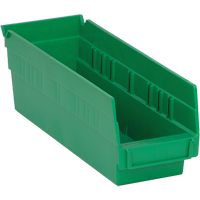 书架箱,4-1/8 H x 11-5/8“W x 4 D,绿色,30磅。能力CD002 | TENAQUIP
