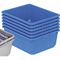 QuanTub嵌套盒、19 D x 9.5“W x 24.5 H,蓝色CD434 | TENAQUIP