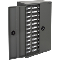 kpc - 400部分橱柜、镀锌钢、48个抽屉,22-3/5 x 36-9/10“x 10-4/5、灰色CD440 | TENAQUIP