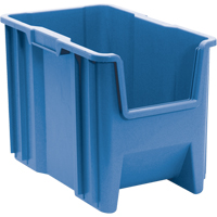巨人叠加容器、10.875 D x 12.5“W x 17.5 H,蓝色CD576 | TENAQUIP