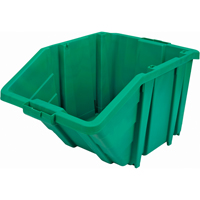 大型塑料箱子,15-1/2 H x 25“W x 13 D,绿色,200磅。能力CF329 | TENAQUIP