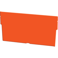橙色宽度分配器11 5/8 x4“x4 1/8 H本CF564 | TENAQUIP