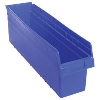Store-Max书架箱,6-5/8 H x 23-5/8“W x 8 D,蓝色,68磅。能力CF900 | TENAQUIP