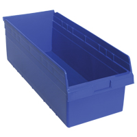 Store-Max书架箱,11-1/8 H x 23-5/8“W x 8 D,蓝色,68磅。能力CF908 | TENAQUIP