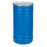 聚乙烯桶,15.5我们加(12.91 imp,加。),开顶,蓝色DC538 | TENAQUIP