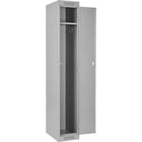 清洁线™储物柜,12“x 18”x 72”,钢铁、灰色、铆钉(组装)FJ151 | TENAQUIP
