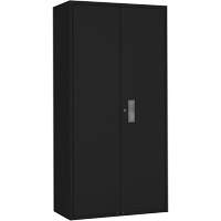 Hi-Boy存储柜、钢铁、4架,72 H x 36 W x 18”D,黑色FL788 | TENAQUIP
