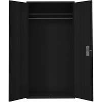 衣柜存储柜、钢铁、36 D x 72“W x 18 H,黑色FL790 | TENAQUIP