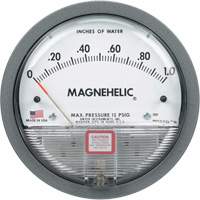 2000系列Magnehelic <一口>®< /一口>微分压力计,4-3/4”,0 - 25 kPa,面板安装,液体填充模拟HA852 | TENAQUIP