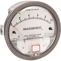 Magnehelic <一口>®< /一口>指标,4”,0 - 4 psi,回山,模拟HB166 | TENAQUIP