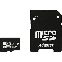 微型SD记忆卡与SD适配器16 gb IC495 | TENAQUIP