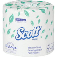 斯科特<一口>®< /一口>卫生纸,2层,550张/卷,白色JA868 | TENAQUIP