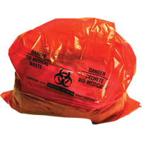Sure-Guard™生物医学垃圾衬垫Bio-Hazard 50 W“L x 37”, 2毫升,100 /包裹。JD102 | TENAQUIP