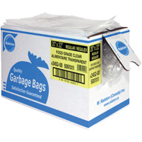 食品级垃圾袋X-Strong 35 x 50, 100 .92点千,/包裹。、清晰JI433 | TENAQUIP