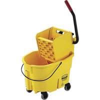 WaveBrake <一口>®< /一口>拖把桶和绞扭,一边出版社,6.5我们加。(26夸脱),黄色JK661 | TENAQUIP