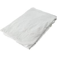 可回收的材料擦拭布,棉花,白色,25磅。JL236 | TENAQUIP