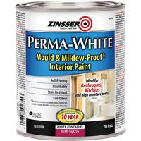 Perma-White <一口>®< /一口>模具&防霉™室内涂料、931毫升,可以,白色JL323 | TENAQUIP