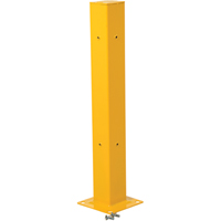 管状柱护栏,5“W x 42”H,黄色KA099 | TENAQUIP