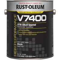 高性能V7400系统340 VOC DTM醇酸磁漆,黑色,缎,加仑KQ189 | TENAQUIP