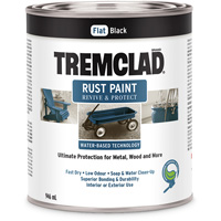 Tremclad <一口>®< /一口>水性防锈涂料,946毫升,可以,黑色KQ961 | TENAQUIP