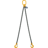 80连锁链条索具,两腿,长方形的&抓住钩子,5/8“×8 LT560 | TENAQUIP