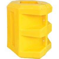 短柱保护器,12“x 12”在开放,24 W×24“L×24 H,黄色MO043 | TENAQUIP