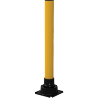 SlowStop <一口>®< /一口>灵活的带缆桩反弹,钢铁、42“H x 4”W,黄色MP184 | TENAQUIP