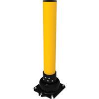 SlowStop <一口>®< /一口>灵活的带缆桩反弹,钢铁、42“H x 6”W,黄色MP185 | TENAQUIP
