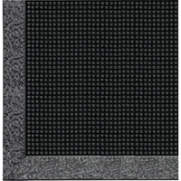 220号Multi-Guard席子、橡胶、刮板类型、变形模式,2-2/3 x 2,黑色NB206 | TENAQUIP