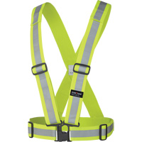 弹性安全吊带,高能见度Lime-Yellow、银反射颜色,一个尺寸NIT328 | TENAQUIP