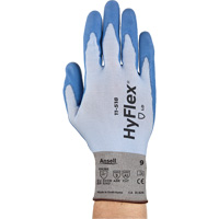 HyFlex™轻量级Cut-Resistant手套,大小11日18计,聚氨酯涂层、Dyneema <一口>®< /一口>壳,ASTM ANSI等级A2 / EN 388三级NJZ188 | TENAQUIP