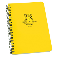 Side-Spiral笔记本,软皮封面,黄色,64页,4-5/8“W x NKF439 | TENAQUIP