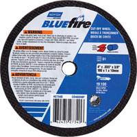 BlueFire <一口>®< /一口>截止轮子,4“x 0.035”, 3/8的“阿伯、氧化铝、类型1 NO012 | TENAQUIP
