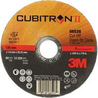 截止轮子——Cubitron™II, 5“x 0.045”/ 0.05”, 7/8的“阿伯,类型1,陶瓷,12250 RPM NU230 | TENAQUIP