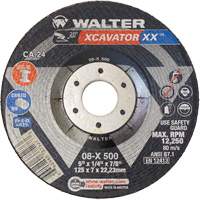 Xcavator XX™砂轮,5“x 1/4”, 7/8“阿伯、陶瓷、类型27 NY000 | TENAQUIP