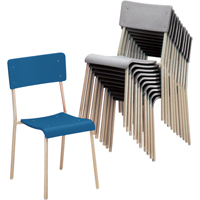 文图拉堆放椅子、塑料、蓝色OD919 | TENAQUIP