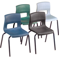地平线椅子、塑料、黑色OD933 | TENAQUIP
