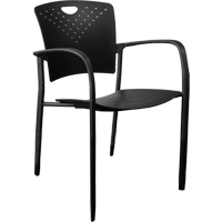 MaxX StaxX™可折叠椅子,聚丙烯,17-1/4”高,250磅。能力,黑色OK392 | TENAQUIP