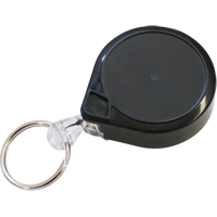 伸缩式Mini-Bak <一口>®< /一口>关键戒指、塑料、36“有线电视、带夹附件ON546 | TENAQUIP