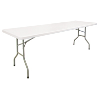 折叠桌,长方形,96 L x 30 W,聚乙烯,白色ON600 | TENAQUIP