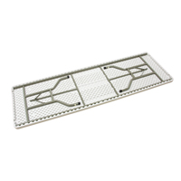 折叠桌,长方形,96 L x 30 W,聚乙烯,白色ON600 | TENAQUIP
